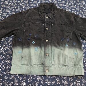 Louis Vuitton Gradient Monogram Denim Trucker Jacket